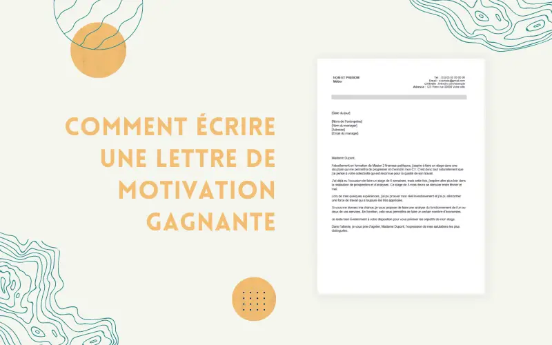 redaction lettre de motivation