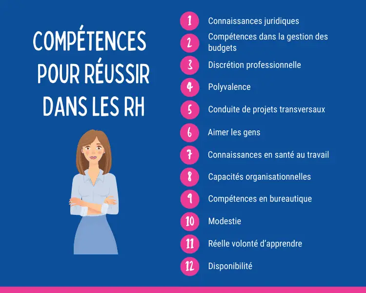 competences pour réussir dans les rh