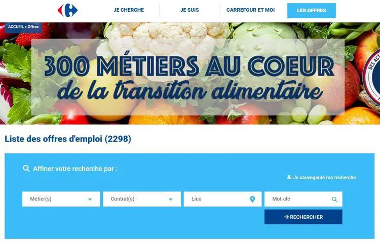 site recrutement de carrefour