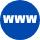 icone site bleue foncée