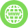 icone site vert