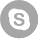 icone skype grise