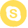 icone skype jaune