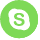 icone skype vert