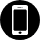 icone smartphone noire