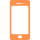 icone smartphone orange