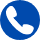 icone telephone bleue foncée