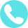 icone telephone bleue