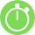 icone temps vert