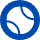 icone avec tennis bleu marine