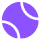 icone tennis violete