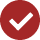 icone avec tick rouge