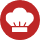 icone avec toque rouge