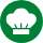 icone avec toque verte