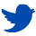 icone twitter bleue marine