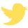 icone twitter jaune