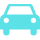 icone voiture bleue