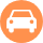 icone voiture orange