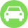 icone voiture vert