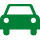 icone voiture verte foncée