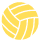 icone volleyball jaune