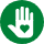 icone avec volontariat verte