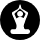 icone avec yoga noir
